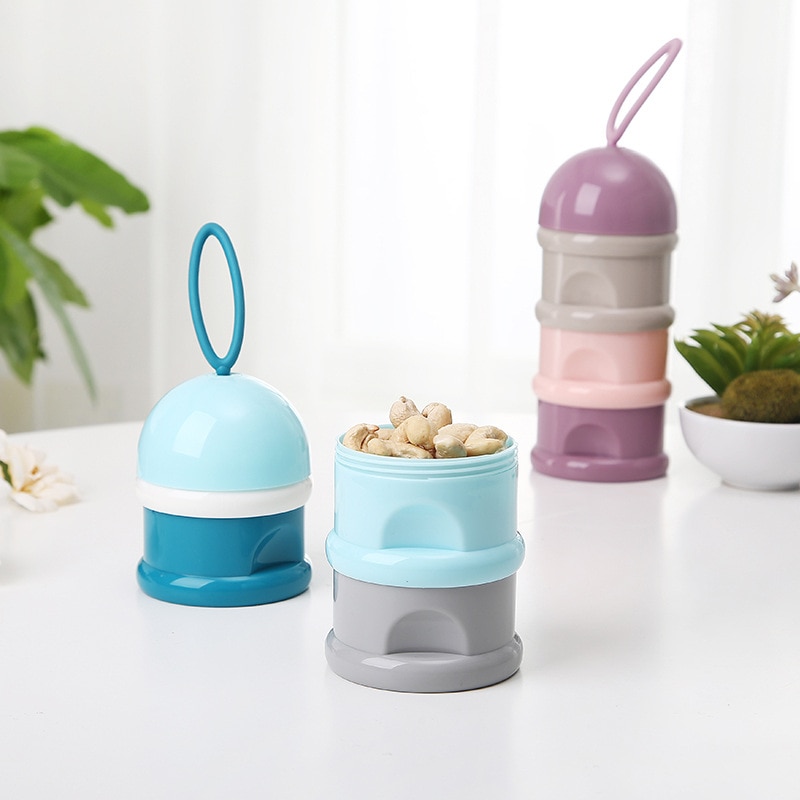 3-layer Baby Formula Dispenser Milk Container